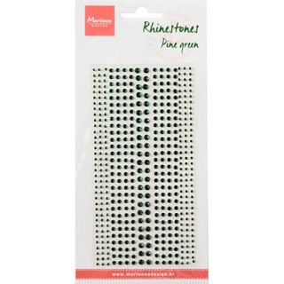 (CA3161)Rhinestones, Pine green
