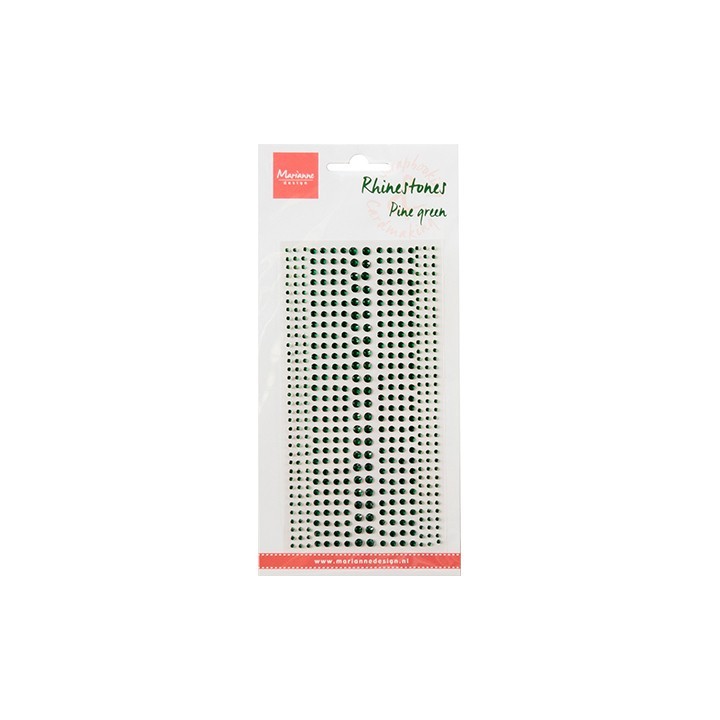 (CA3161)Rhinestones, Pine green