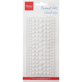 (PL4520)Marianne Design Enamel dots, Snowflakes