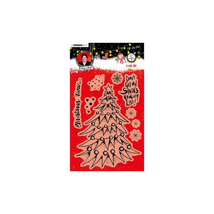(ABM-ES-STAMP82)Studio light ABM Clear Stamp Christmas Tree Essentials nr.82