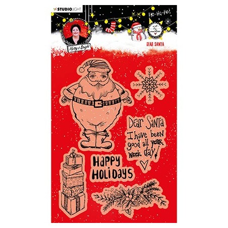 (ABM-ES-STAMP84)Studio light ABM Clear Stamp Christmas Dear Santa Essentials nr.84