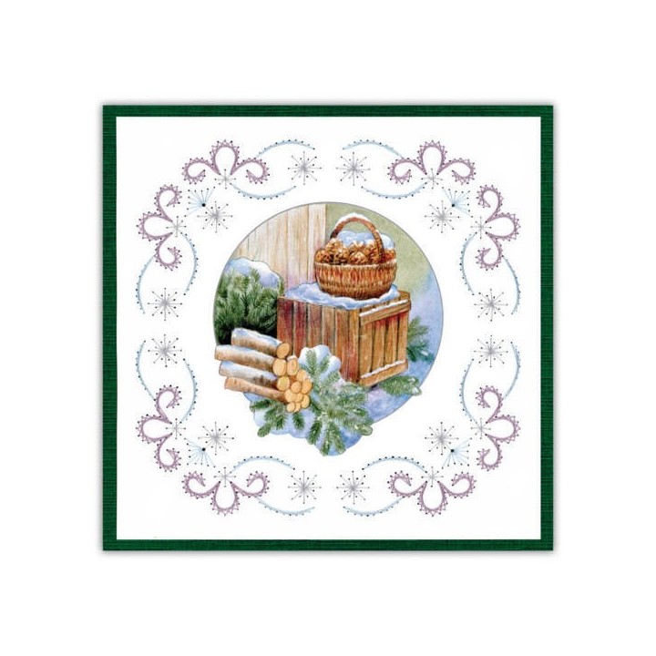 (STDO168)Stitch and Do 168 - Jeanine's Art - Winter Charme - Wood