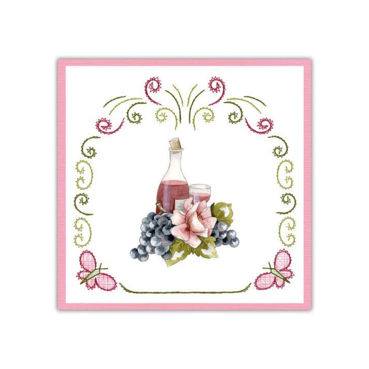 (STDO169)Stitch and Do 169 - Precious Marieke - Flowers and Fruits - Flowers and Grapes