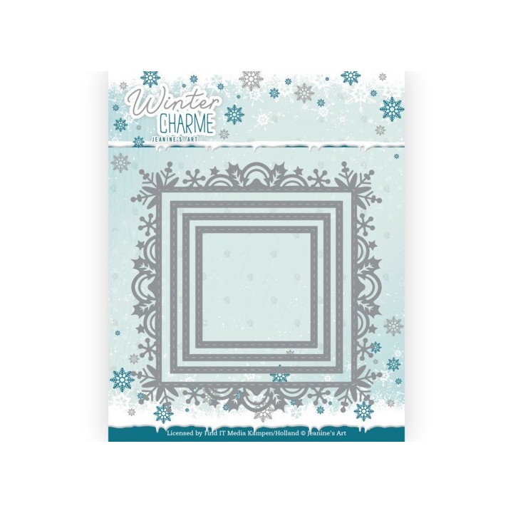 (JAD10142)Dies - Jeanine's Art - Winter Charme - Snowflake Nesting Die
