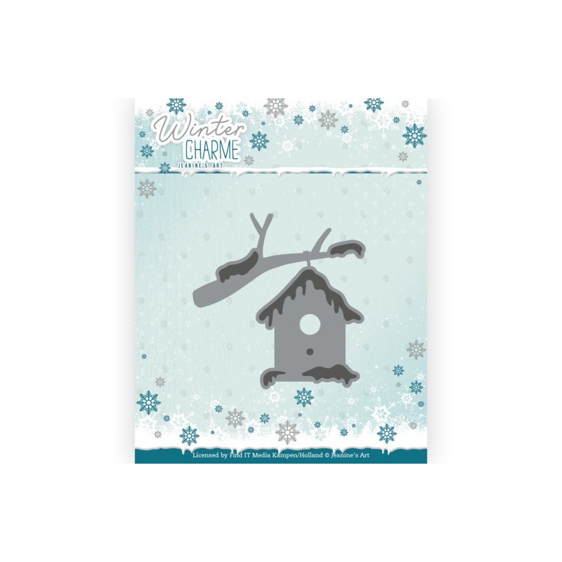 (JAD10145)Dies - Jeanine's Art - Winter Charme - Birdhouse with Snow