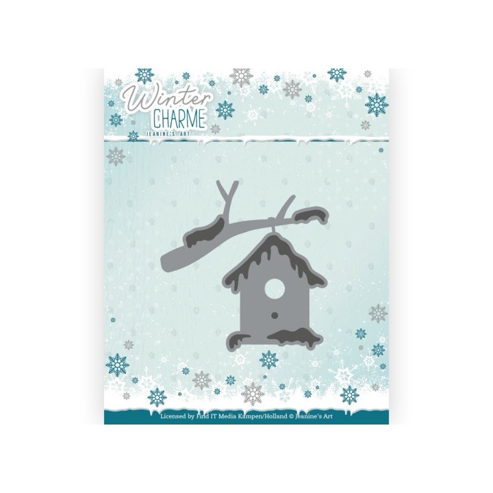 (JAD10145)Dies - Jeanine's Art - Winter Charme - Birdhouse with Snow