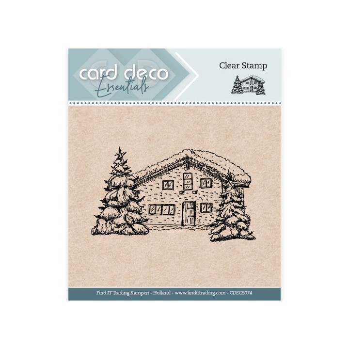 (CDECS074)Card Deco Essentials - Clear Stamps - Cottage
