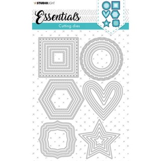 (SL-ES-CD84)Studio Light SL Cutting Die Shapes nested small Essentials nr.84