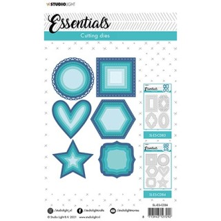 (SL-ES-CD84)Studio Light SL Cutting Die Shapes nested small Essentials nr.84