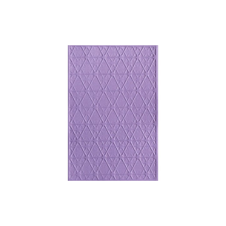 (SL-ES-EMB06)SL 3D Embossing Folder Double diamond stripes Essentials nr.06