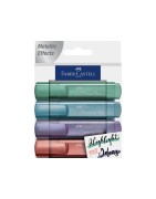 (154624)Faber Castell Highlighter FC 46 Metallic (4pcs)