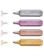 (154623)Faber Castell Highlighter FC 46 Metallic (4pcs)