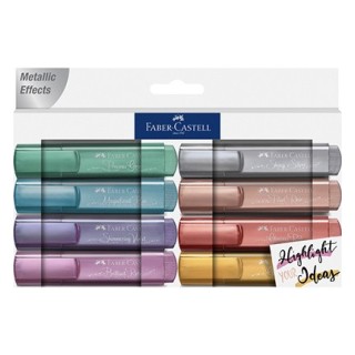 (154625)Faber Castell Highlighter FC 46 Metallic (8pcs)