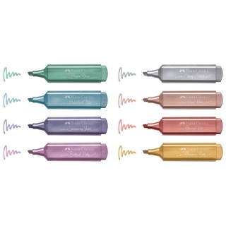 (154625)Faber Castell Highlighter FC 46 Metallic (8pcs)