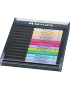(FC-267420)Faber Castell Pitt Artist Pen Brush Pastel (12pcs)
