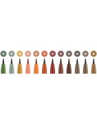 (FC-267422)Faber Castell Pitt Artist Pen Brush Earth Tones (12pcs)