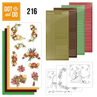 (DODO216)Dot and Do 216 - Precious Marieke - Flowers and Fruits - Flowers and Strawberries
