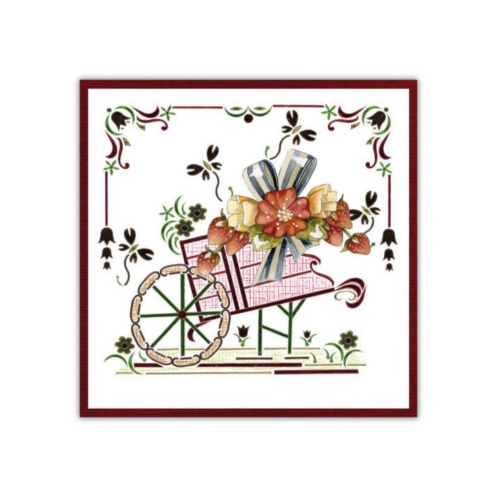 (DODO216)Dot and Do 216 - Precious Marieke - Flowers and Fruits - Flowers and Strawberries