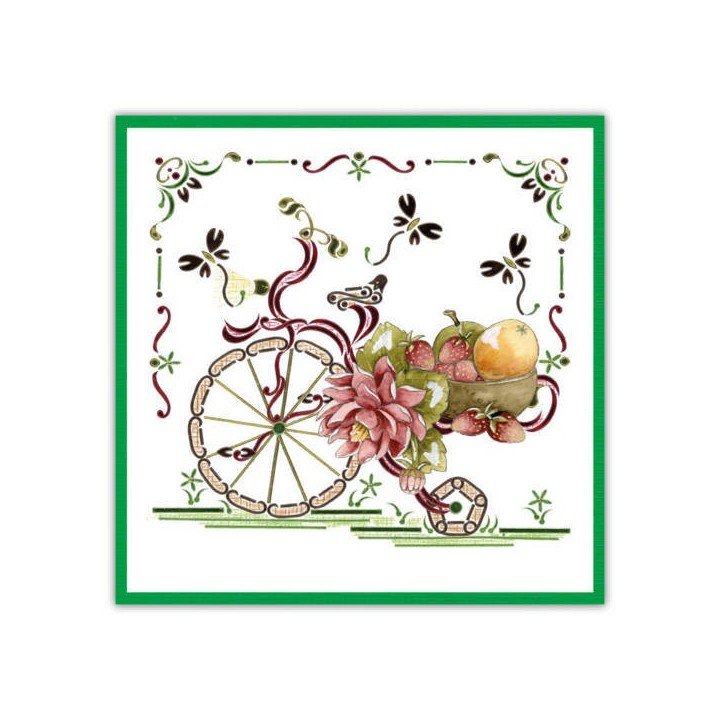 (DODO216)Dot and Do 216 - Precious Marieke - Flowers and Fruits - Flowers and Strawberries