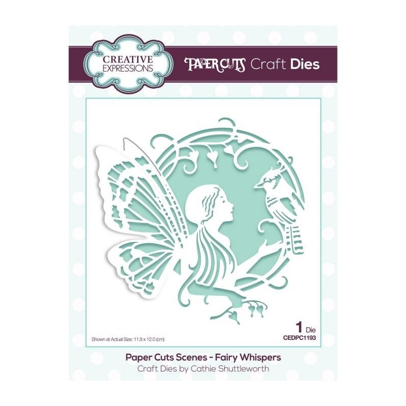 (CEDPC1193)Creative Expressions  Paper cuts Craft dies scene Fairy whispers