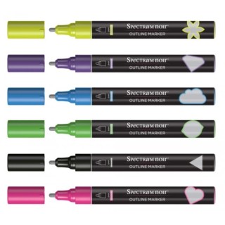 (SN-OUTM-BRI6)Spectrum Noir Outline Markers Dazzling Brights (6pcs)
