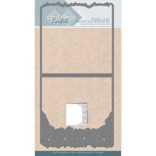 (CDCD10060)Card Deco Essentials Frame Dies - Snowflake Border 4K