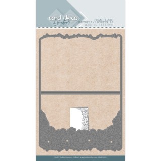 (CDCD10061)Card Deco Essentials Frame Dies - Snowflake Border A5