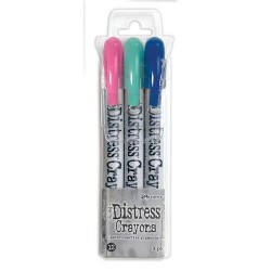 (TDBK77190)Ranger Distress crayons - Tim Holtz - Kit 3 st 12