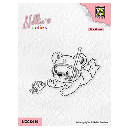 (NCCS019)Nellie`s Choice Clearstamp - Hi Buddy