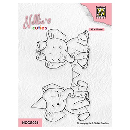(NCCS021)Nellie`s Choice Clearstamp - Happy Birthday