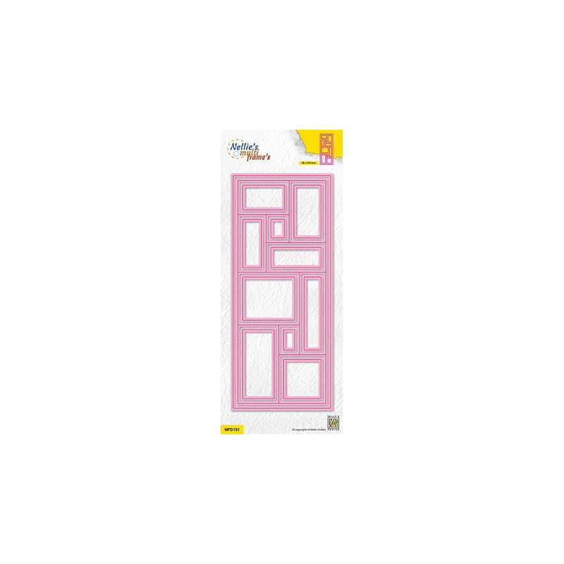 (MFD151)Nellie's Multi frame Slim-line dies Quilt-1