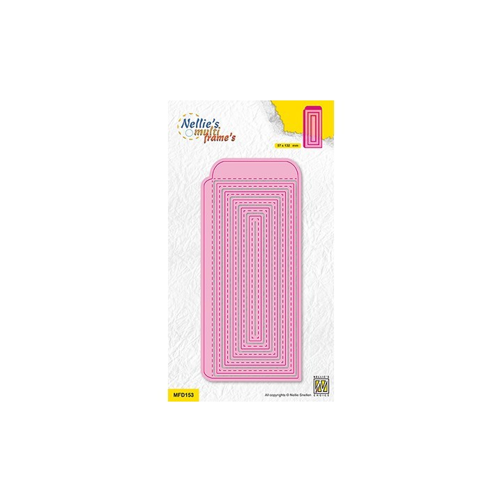 (MFD153)Nellie's Multi frame Slim-line dies Ini-mini envelope + cards