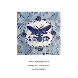 (PI127)Pink Ink Designs Wee folk clear stamp set The drummer