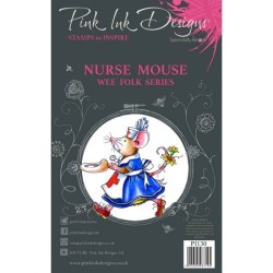 (PI130)Pink Ink Designs set Nurse mouse