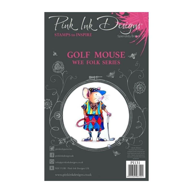 (PI131)Pink Ink Designs set Golf mouse