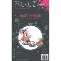 (PI132)Pink Ink Designs set Baby mouse
