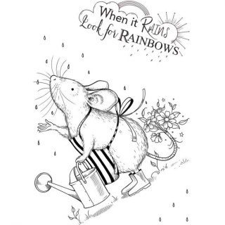 (PI135)Pink Ink Designs set Rain mouse