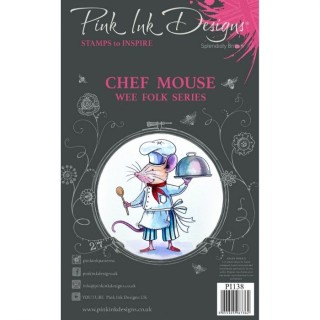 (PI138)Pink Ink Designs set Chef mouse