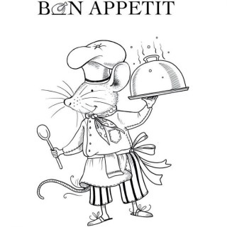 (PI138)Pink Ink Designs set Chef mouse
