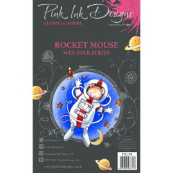 (PI139)Pink Ink Designs set Rocket mouse