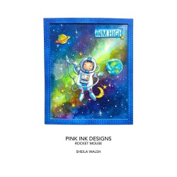 (PI139)Pink Ink Designs set Rocket mouse
