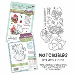 (PD8183)Polkadoodles Gnome Hand Delivered Clear Stamps