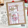 (PD8181)Polkadoodles Gnome Jolly Holly Wishes Clear Stamps