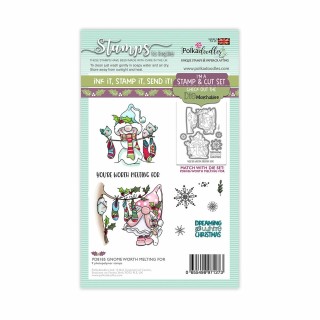 (PD8185)Polkadoodles Gnome Worth Melting For Clear Stamps