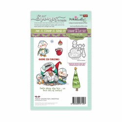 (PD8187)Polkadoodles Gnome for Christmas Clear Stamps