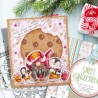 (PD8187)Polkadoodles Gnome for Christmas Clear Stamps