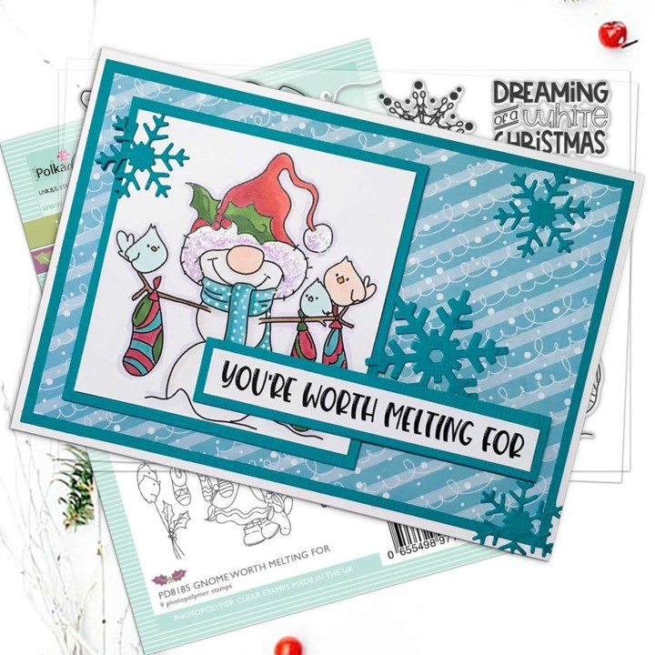 (PD8186)Polkadoodles Gnome Worth Melting For Dies