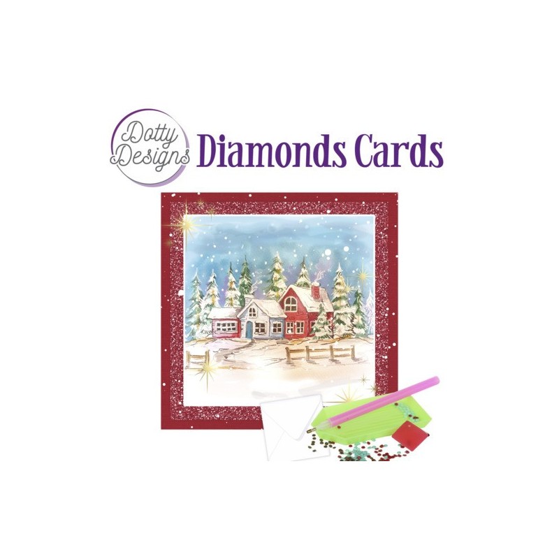 (DDDC1059)Dotty Designs Diamond Cards - Winter Landscape