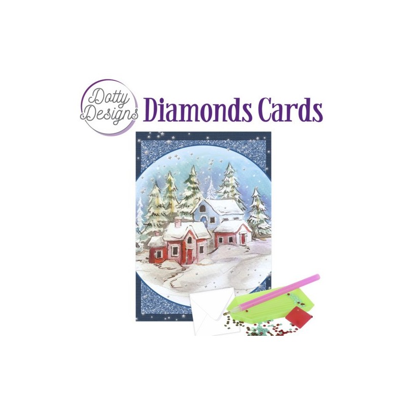 (DDDC1060)Dotty Designs Diamond Cards - Snow Landscape
