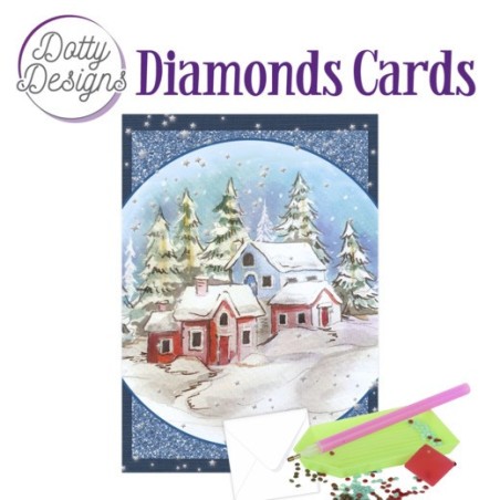 (DDDC1060)Dotty Designs Diamond Cards - Snow Landscape